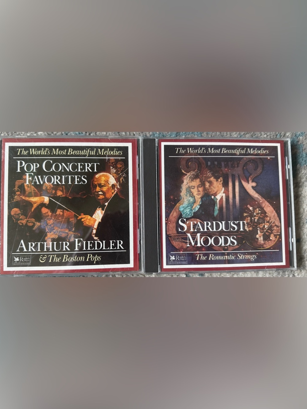 Pop Concert Favorites & Stardust Moods CD Pair - Readers Digest